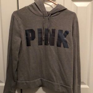 Pink Crop Sweatshirt